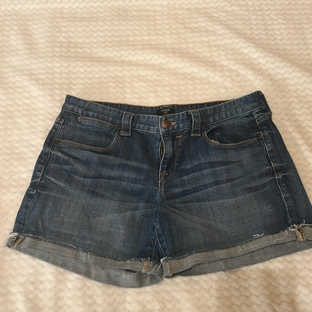 J Crew Denim Shorts Size 8